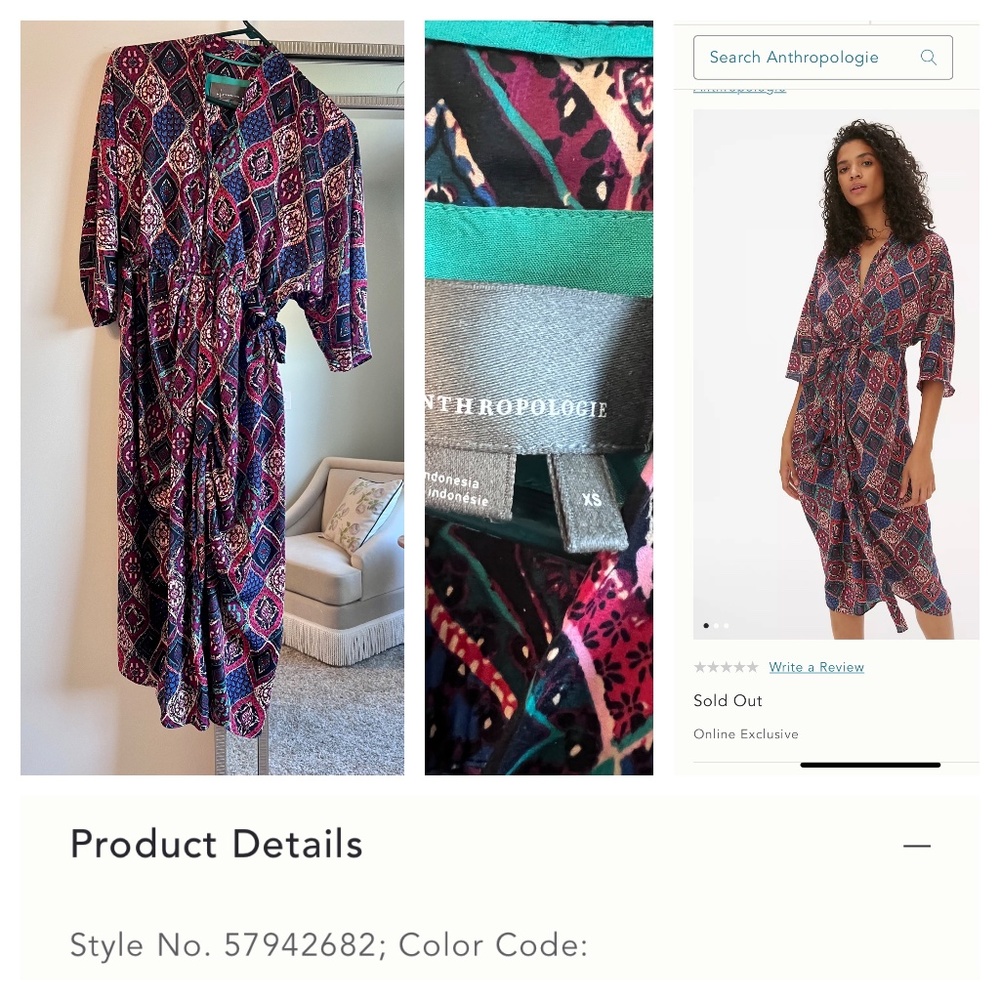 Anthropologie Miska Midi